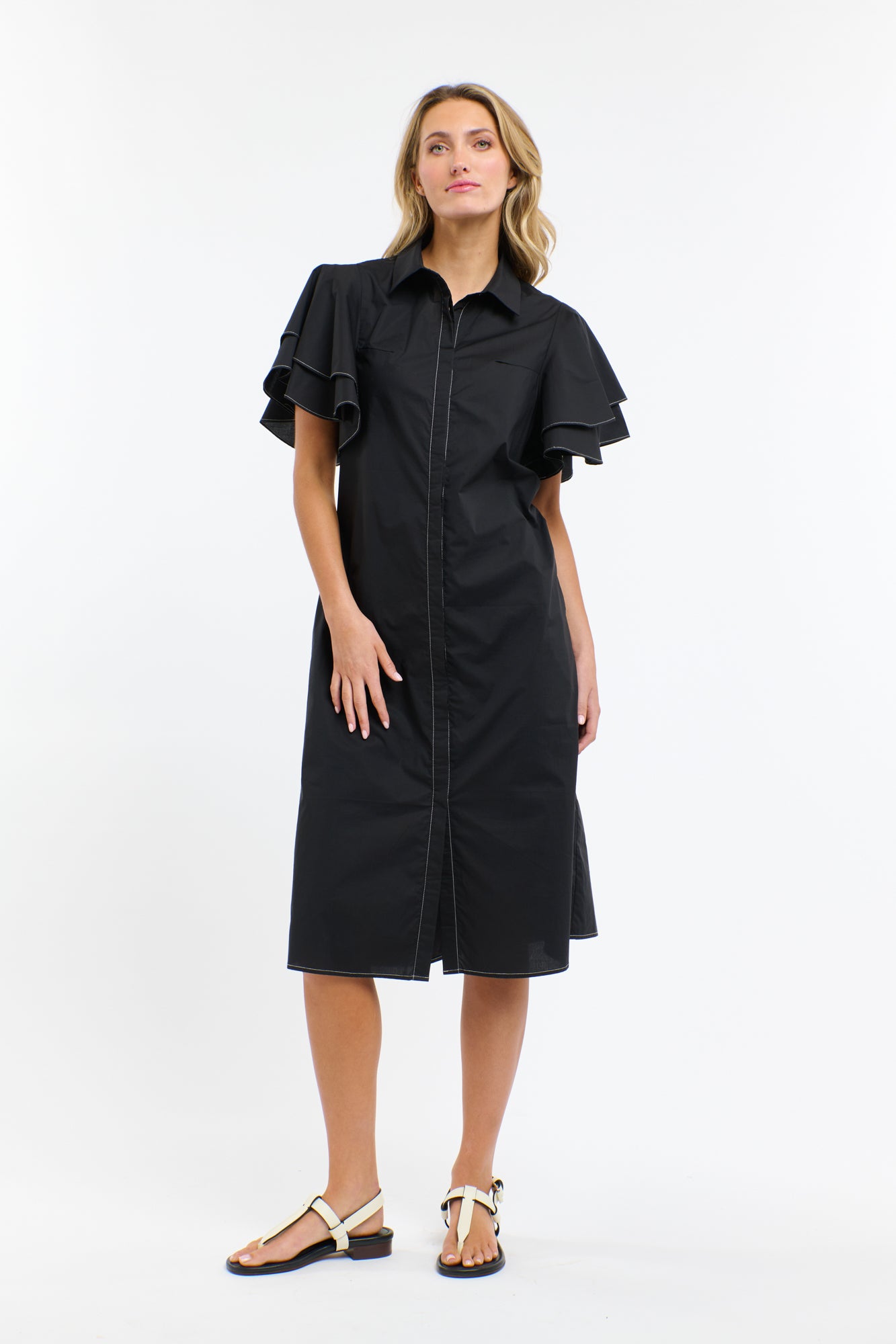 LAINIE FLUTTER DRESS