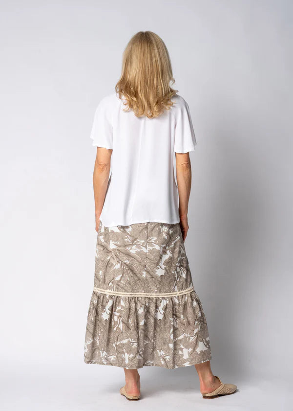 BRONTIA TOP IN WHITE