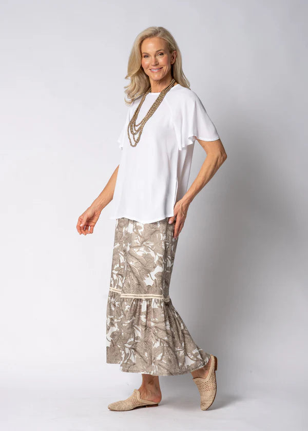 BRONTIA TOP IN WHITE