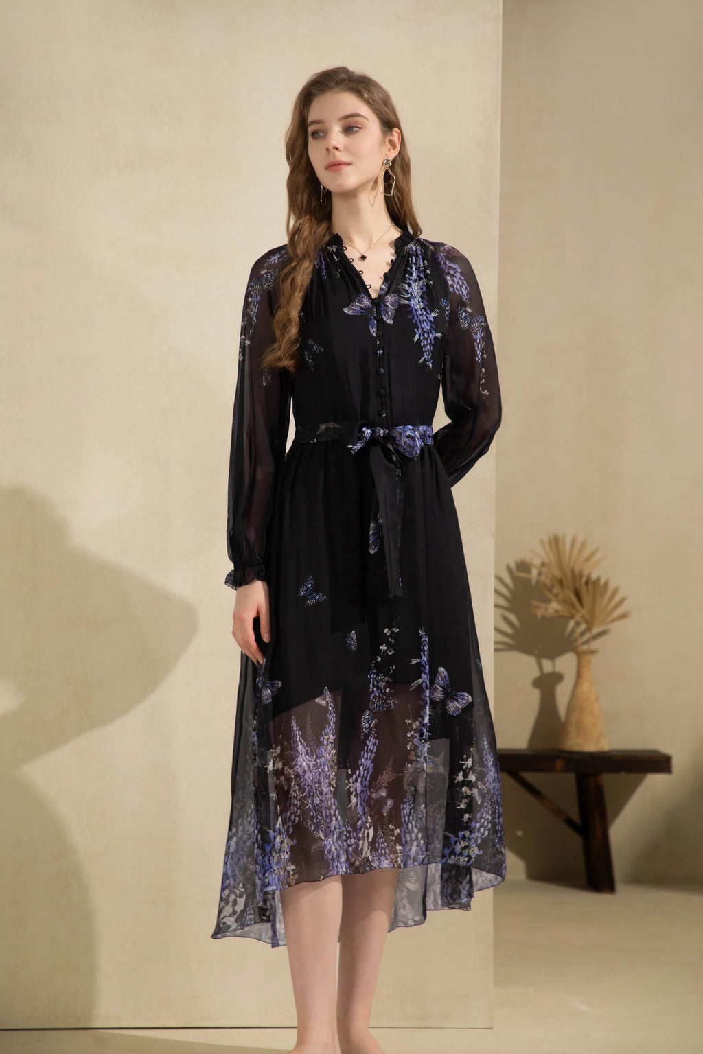 AERIN LONG SLEEVES DRESS