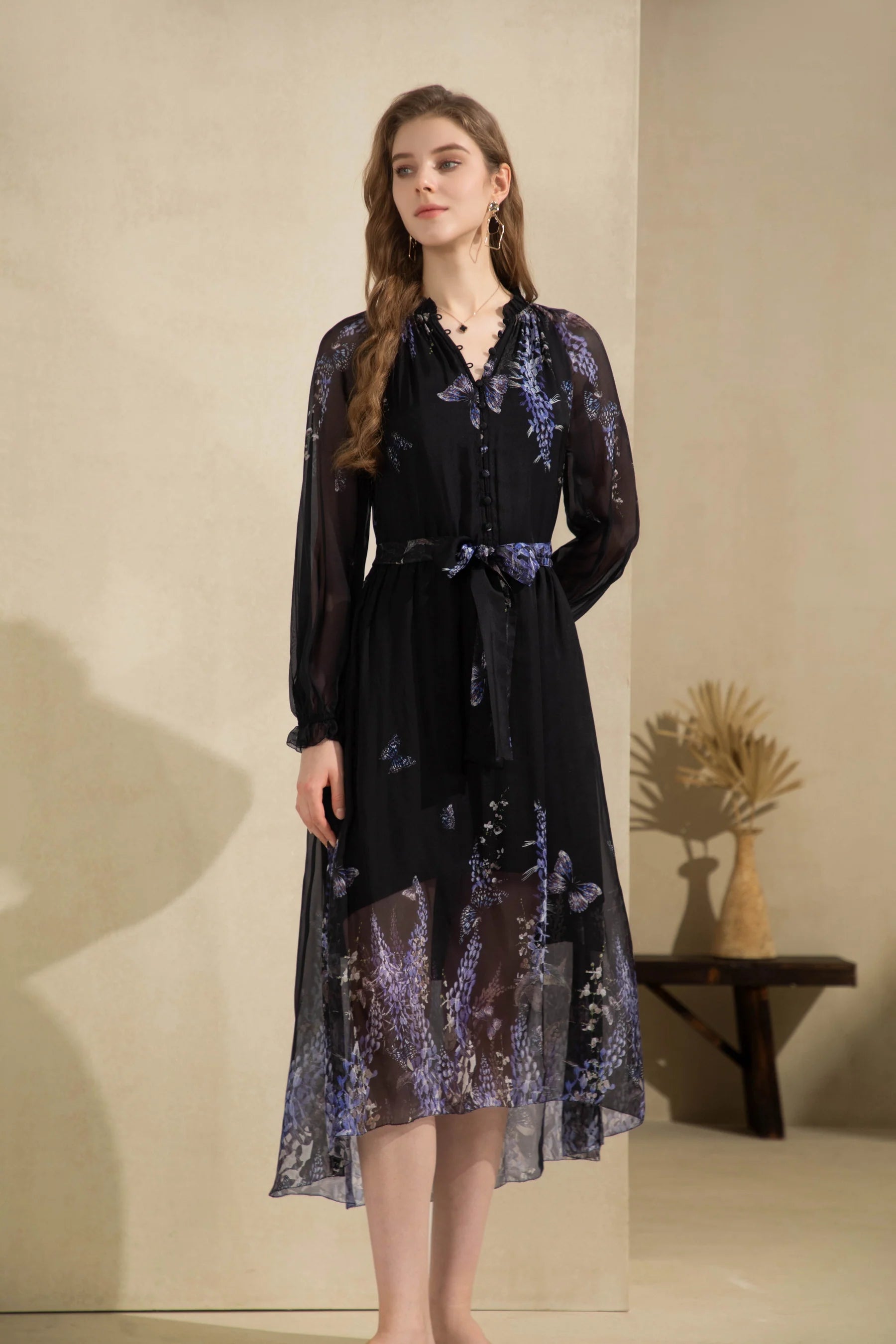 AERIN LONG SLEEVES DRESS