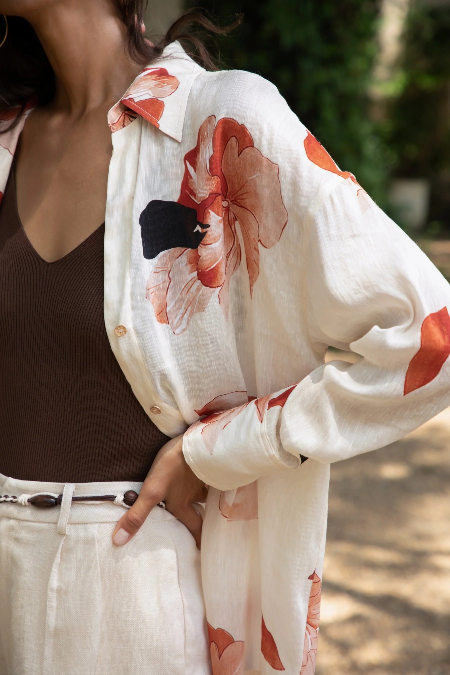 BENJAMIN PRINTED BLOUSE