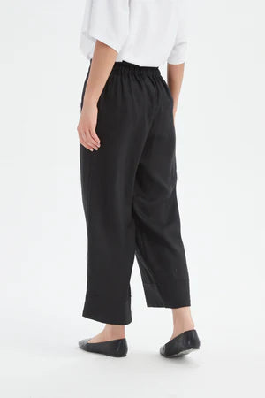 WIDE LEG LINEN PANT