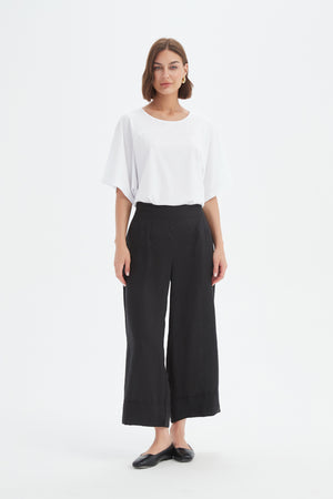 WIDE LEG LINEN PANT