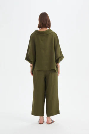 FUNNEL NECK BOXY TOP