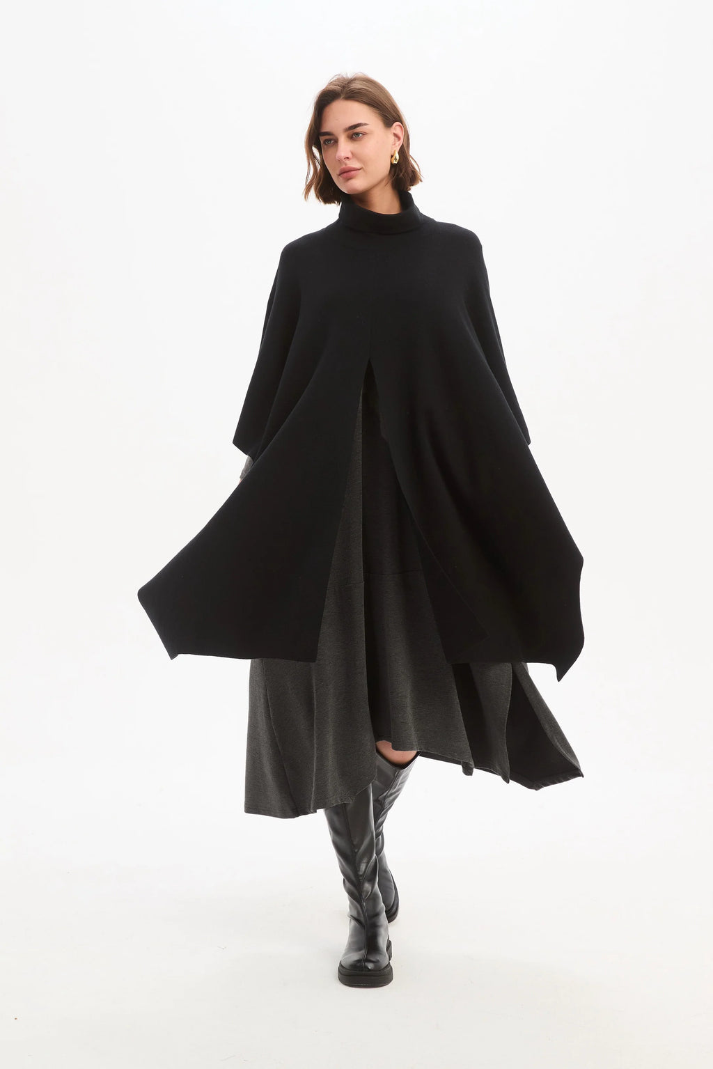 CROSSOVER WRAP KNIT