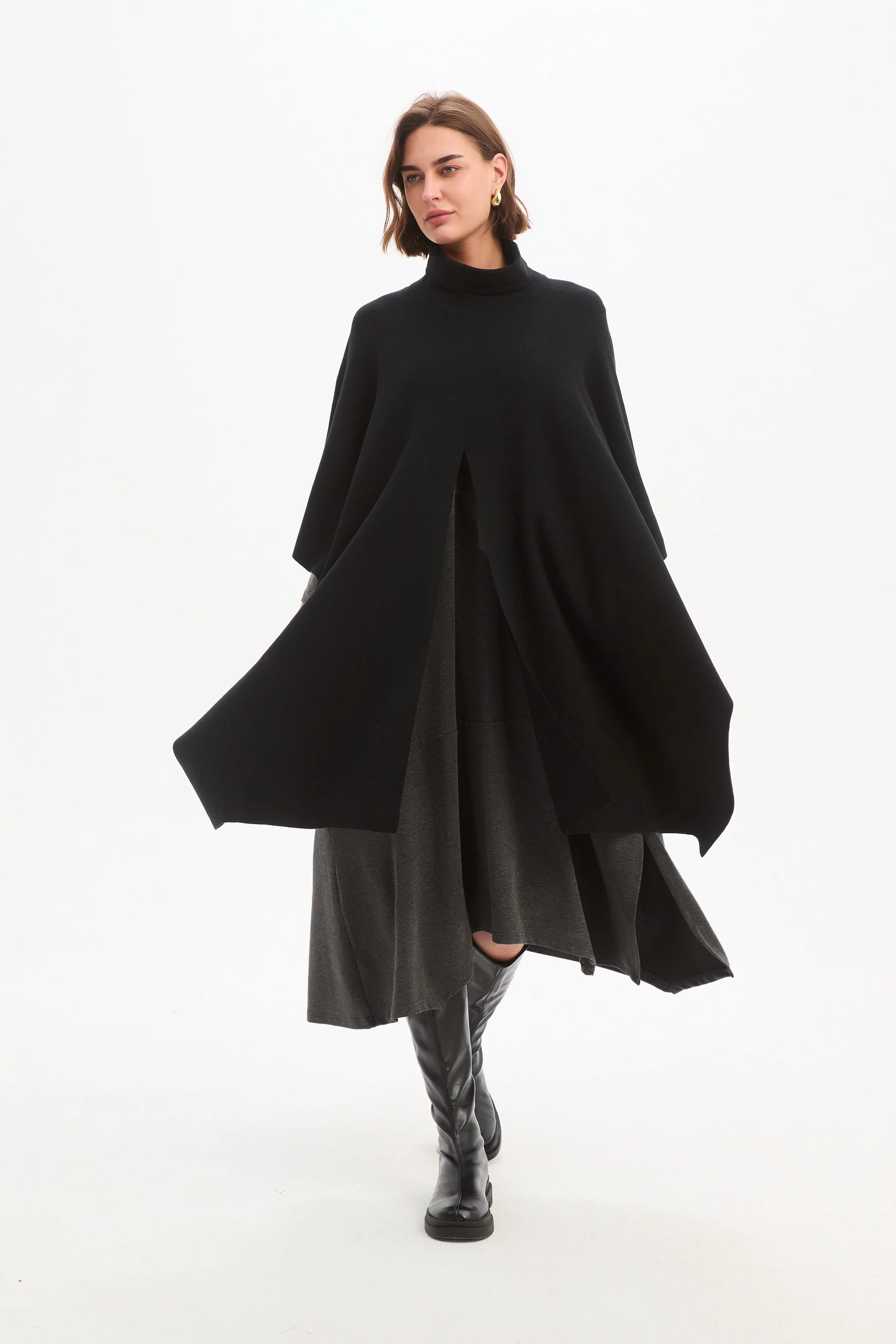 CROSSOVER WRAP KNIT