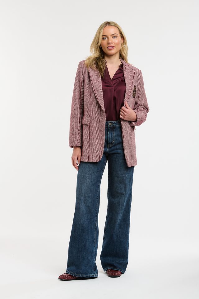 HERRINGBONE BLAZER