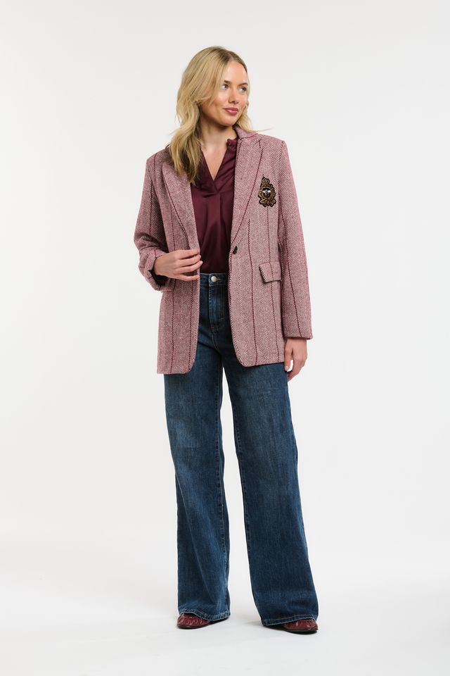 HERRINGBONE BLAZER