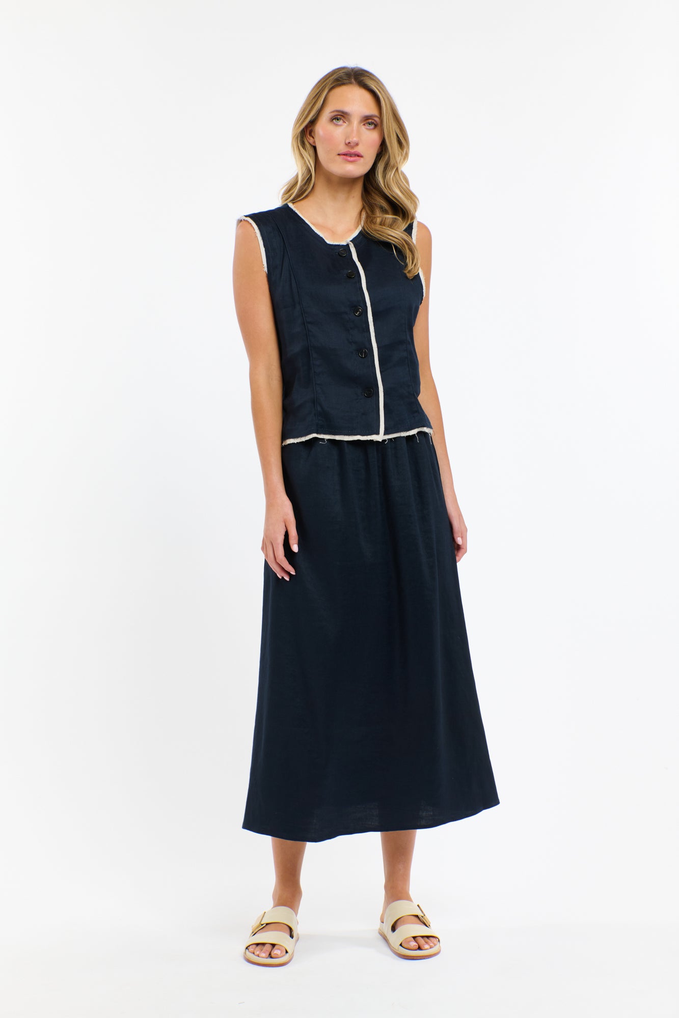 MAISON SATIN TOP SKIRT