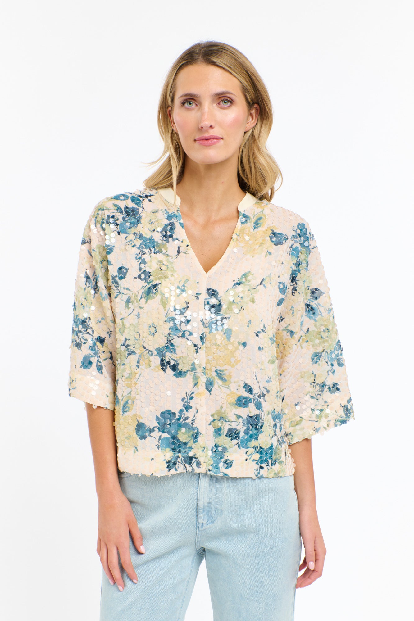 GEISHA SEQUINS TOP