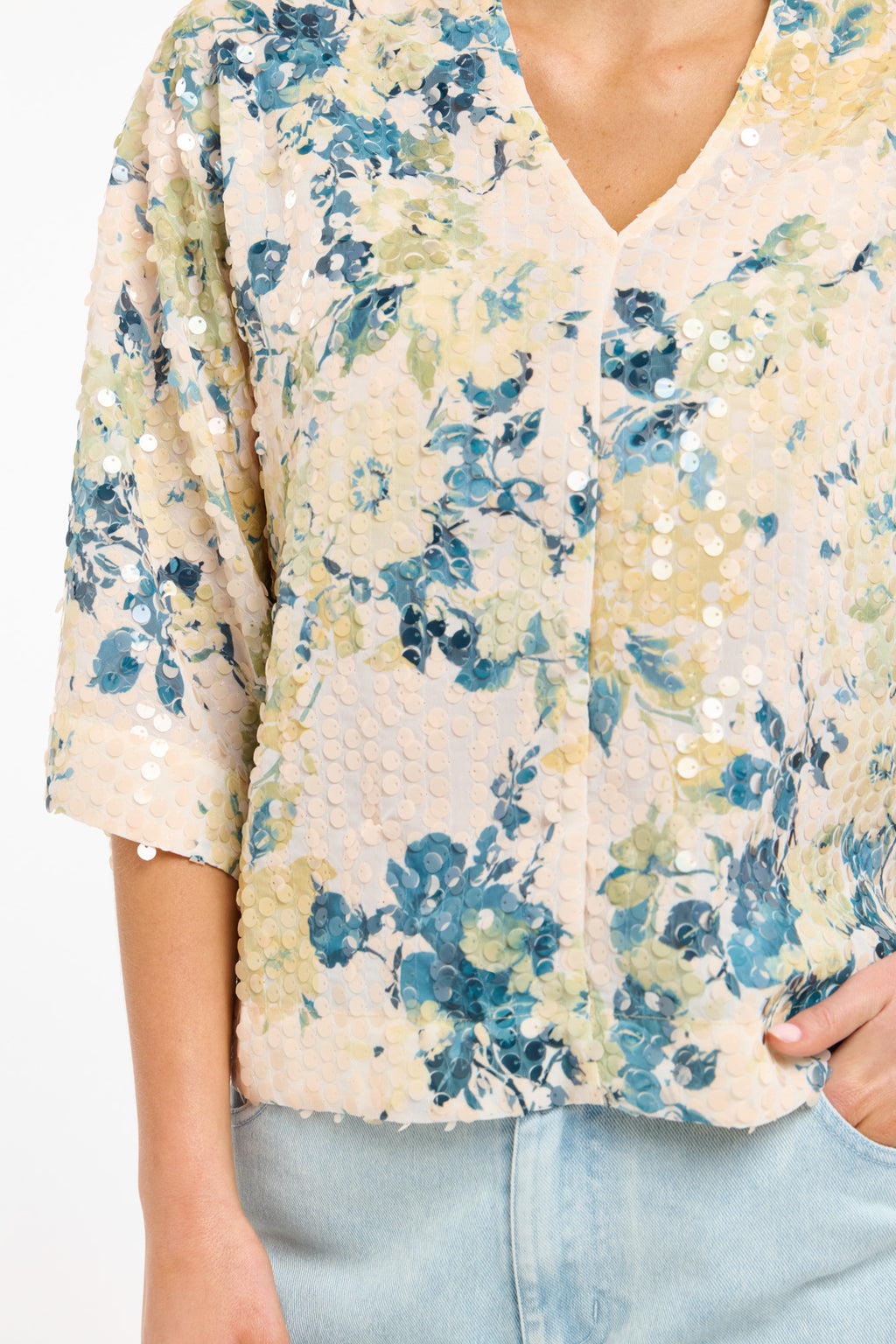 GEISHA SEQUINS TOP