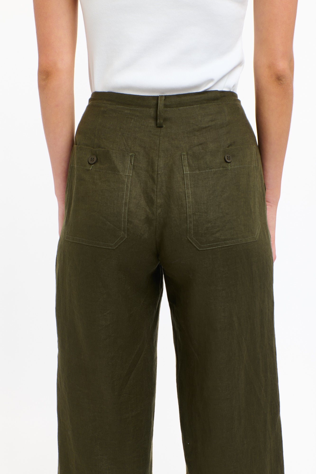 PERRY LINEN DRAWCORD PANT