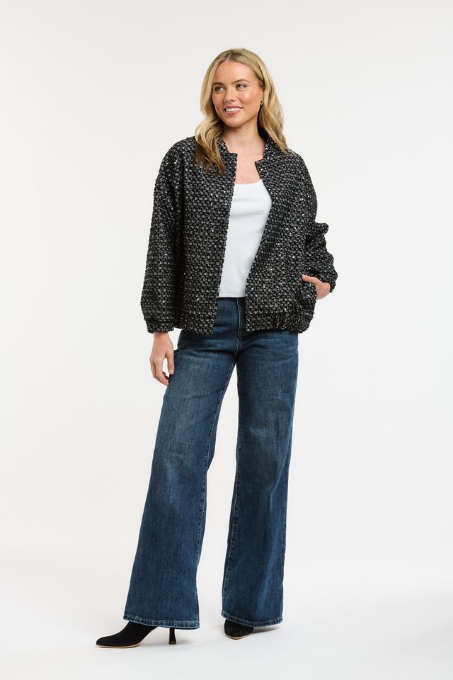 SEQUIN BOMBER