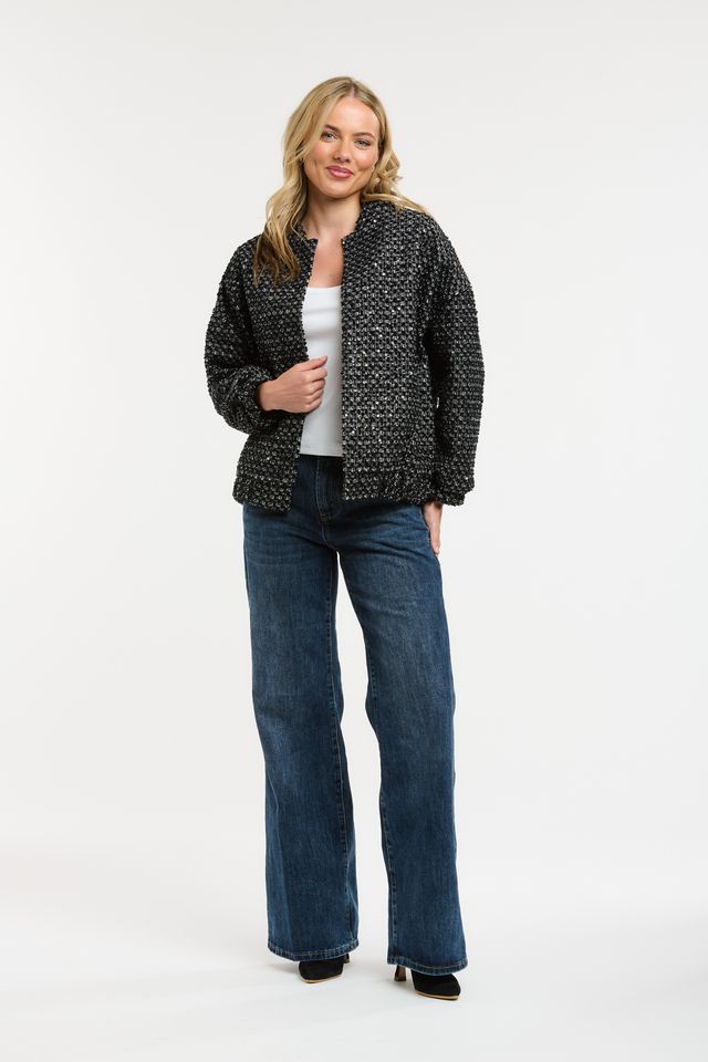 SEQUIN BOMBER
