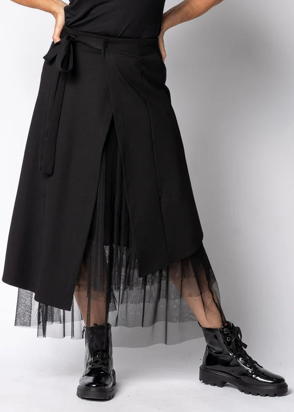 ZARIA SKIRT IN ONIX