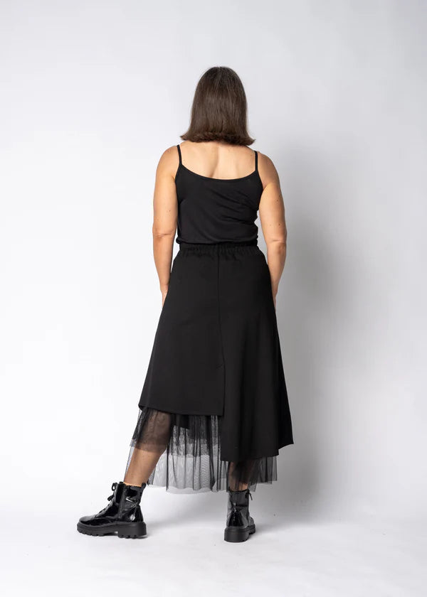 ZARIA SKIRT IN ONIX