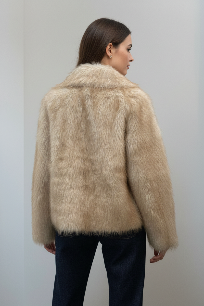 Beige Faux Fur - Costas