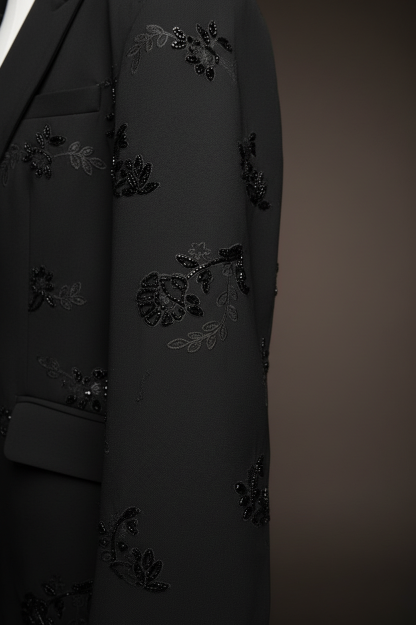 Blazer Bordado - Detalhe Elegante