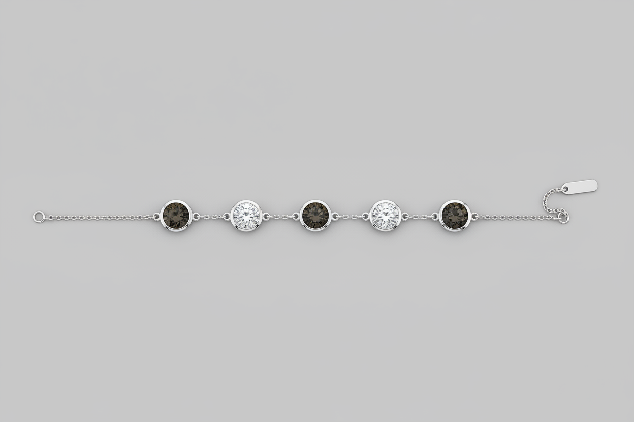 Bracelet grey background