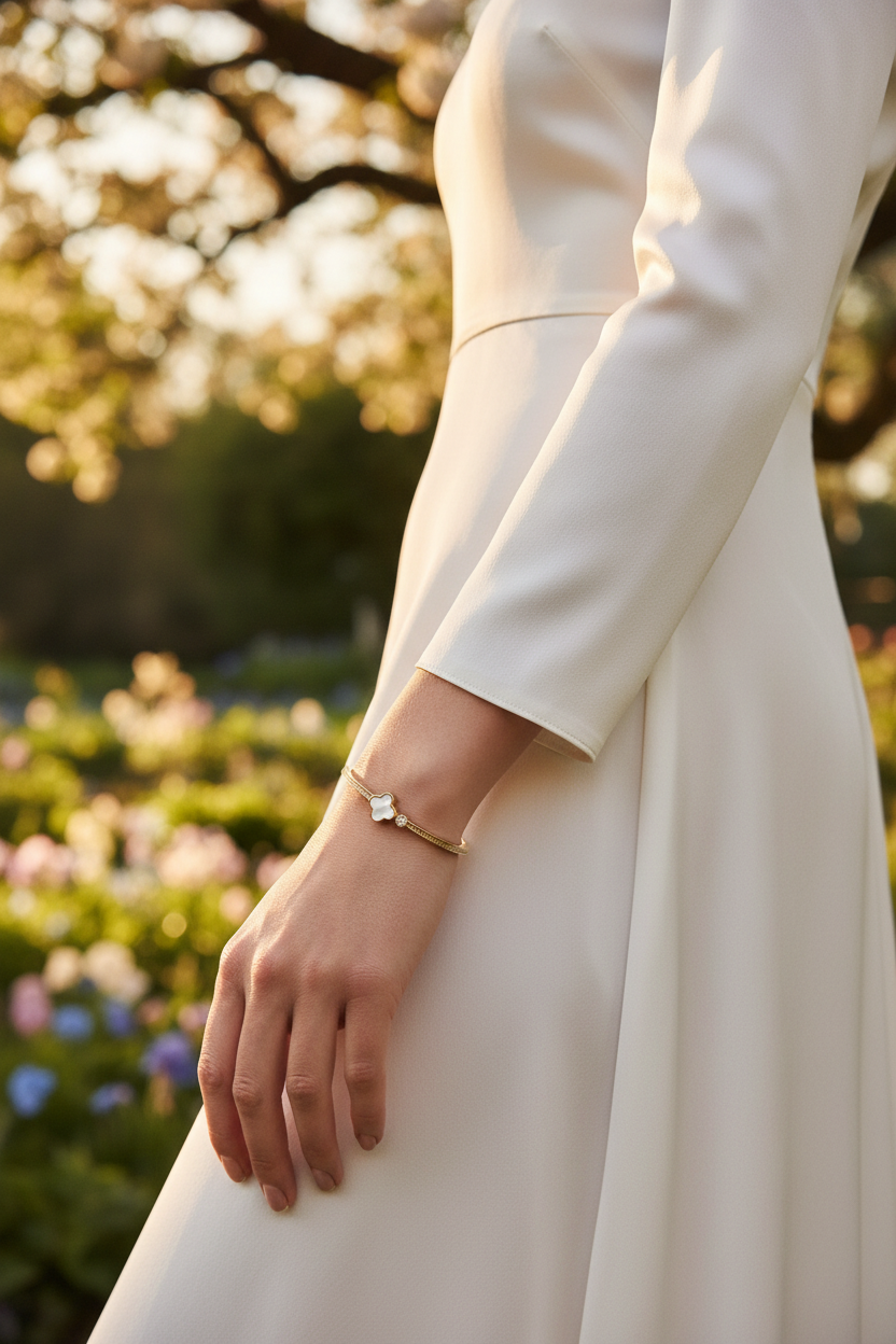 Bracelet on model outdoor
