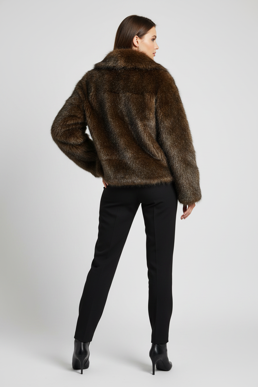 Brown Fur Jacket - Costas