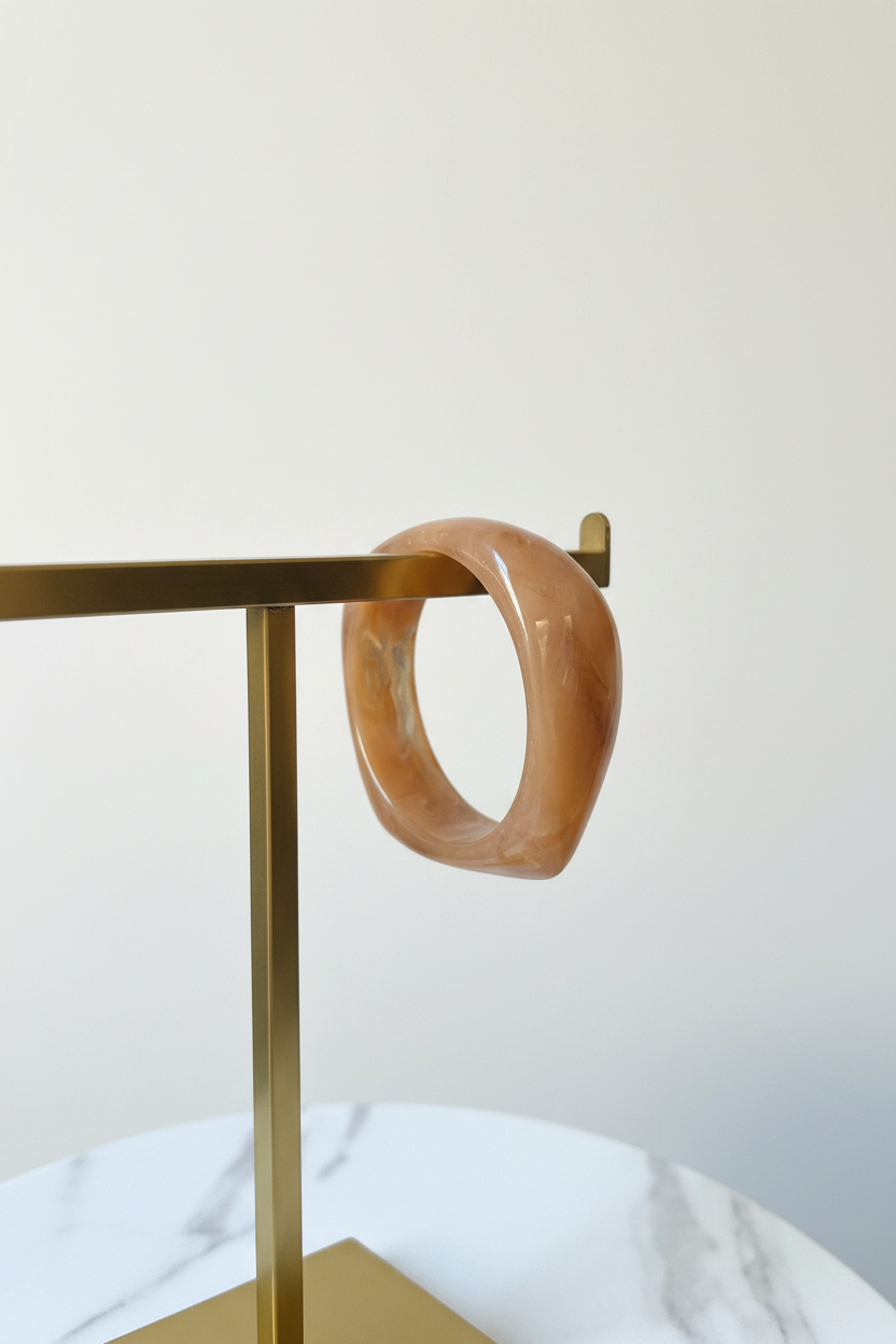Caramel Resin Bangle – Window Display