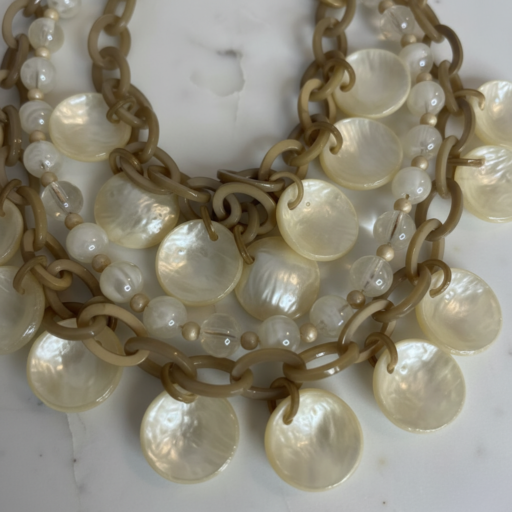 Close-up detalhes do colar