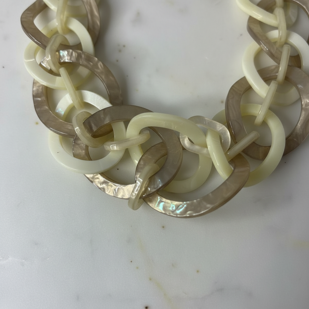 Close-up detalhes do colar