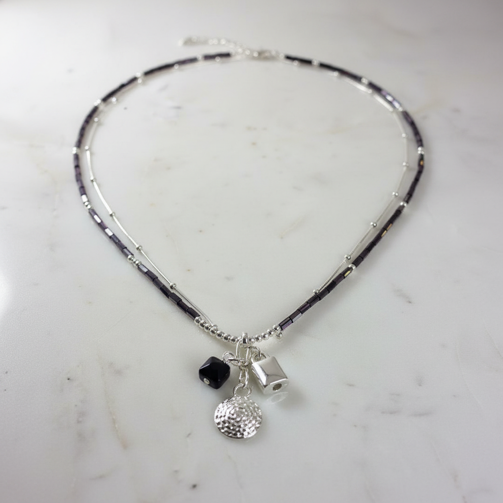 Close-up detalhes dos pingentes