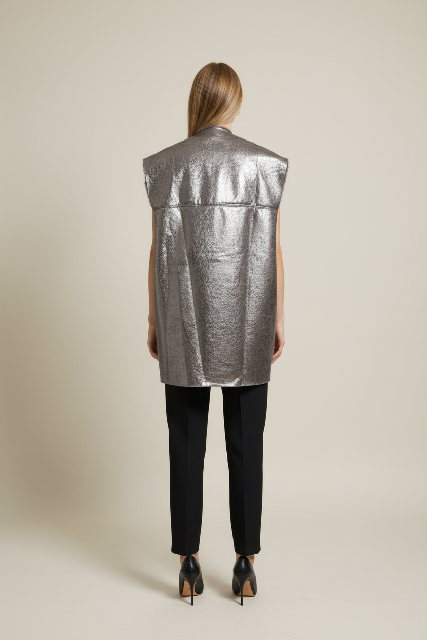 Colete PU Silver - Costas
