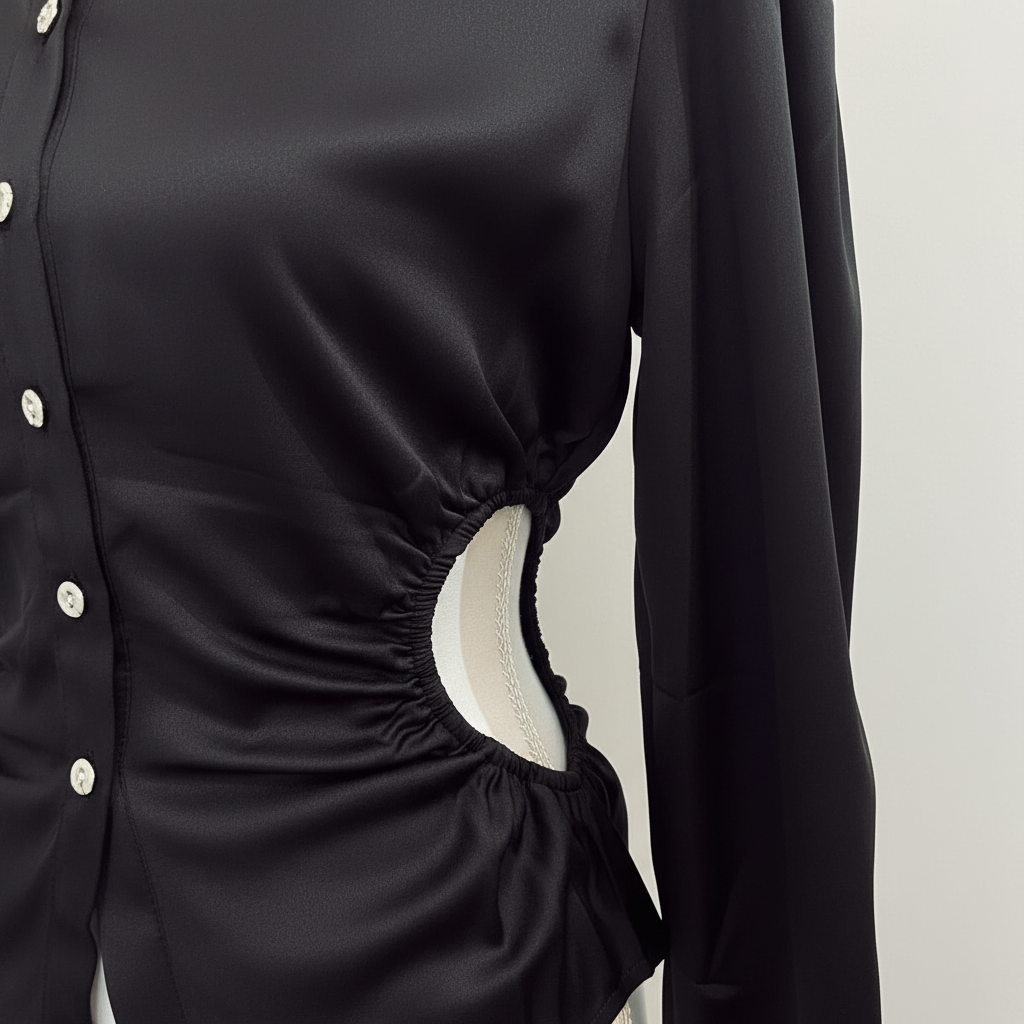 Detalhe - Abertura Curva com Franzido