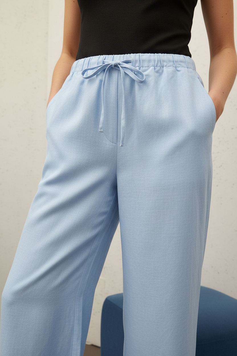 Detalhe da cintura - calça passada