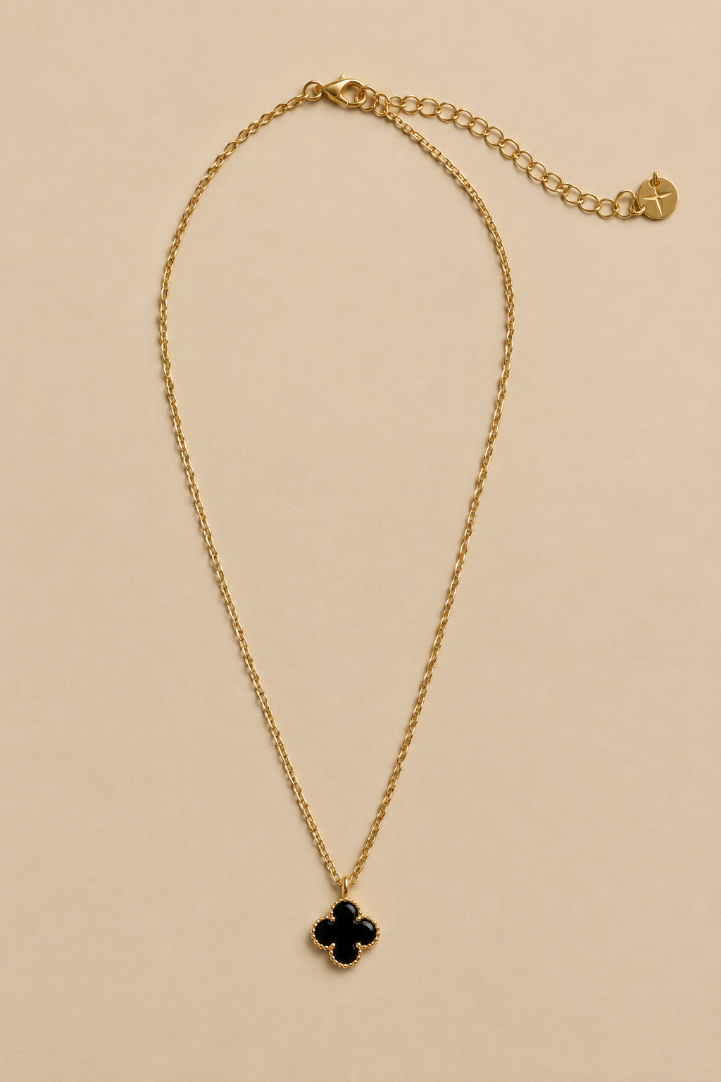 Erin necklace laid flat
