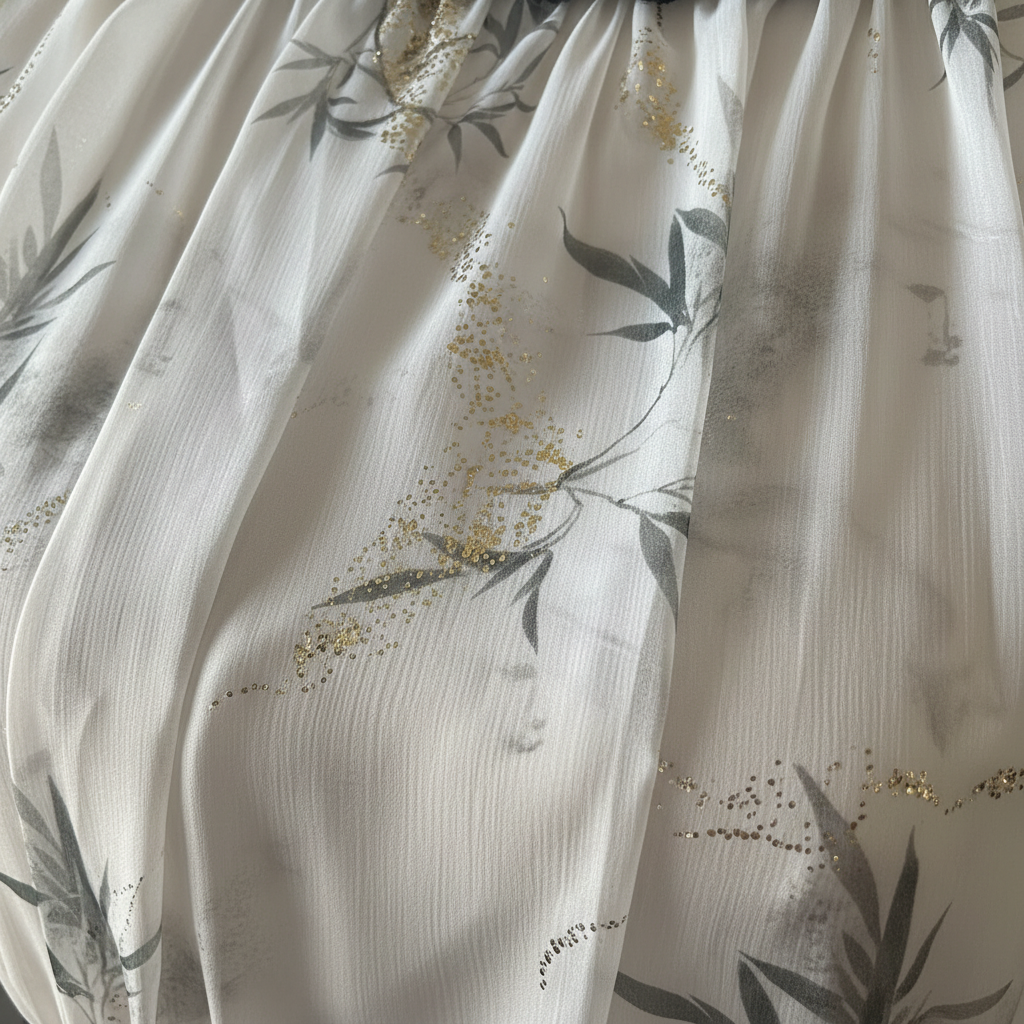 Fabric Print Close-Up