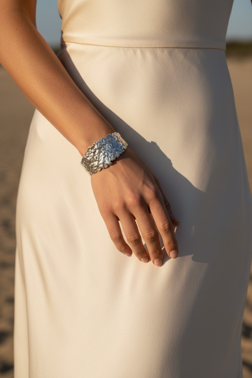 Gilda silver cuff outdoor