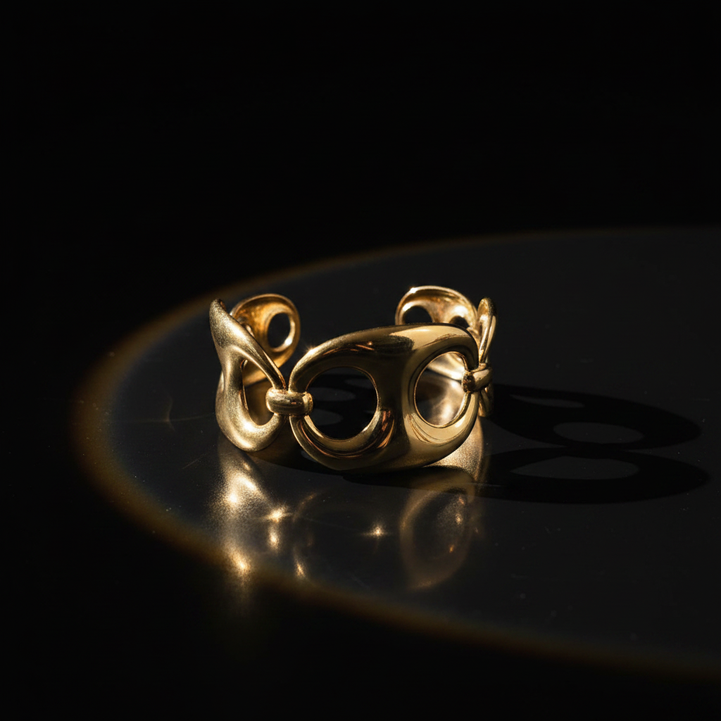 Gold Cuff - Dark Background