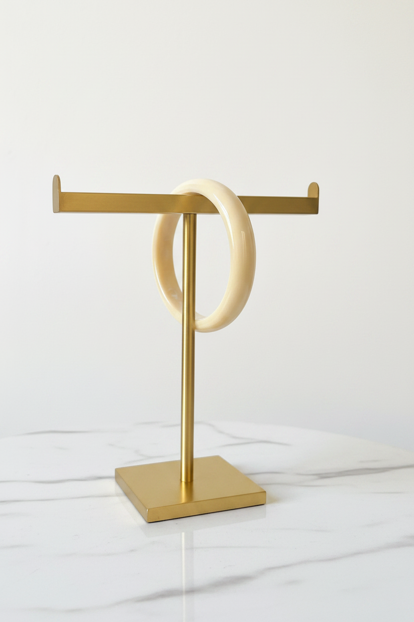Ivory Resin Bangle – Window Display