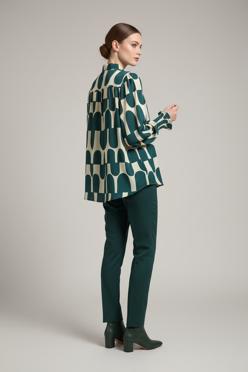 Oval Print Shirt - Costas