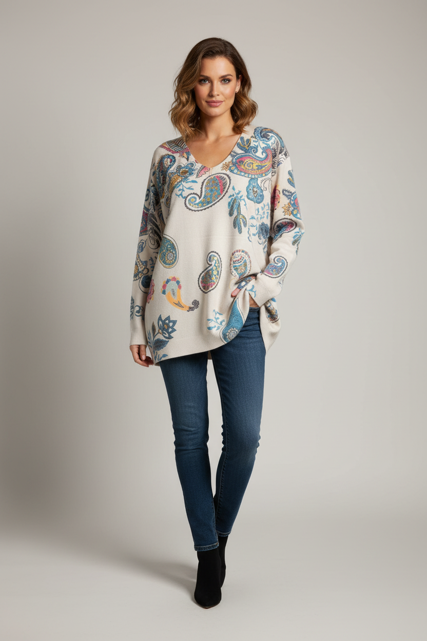Paisley Knit - Frente