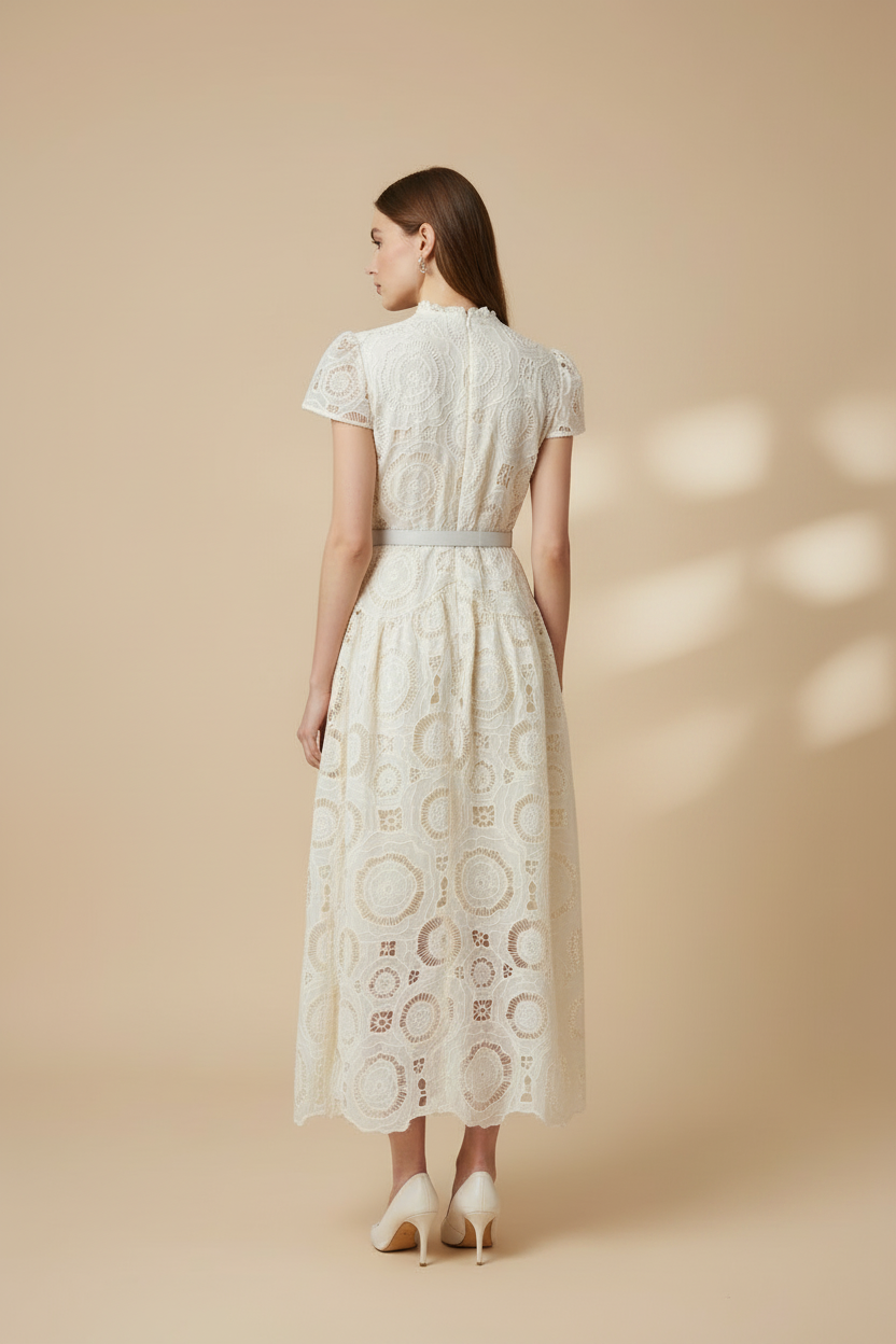 Pearl Lace Dress – Back