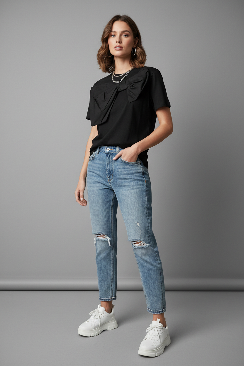 Pose casual-chic moderna