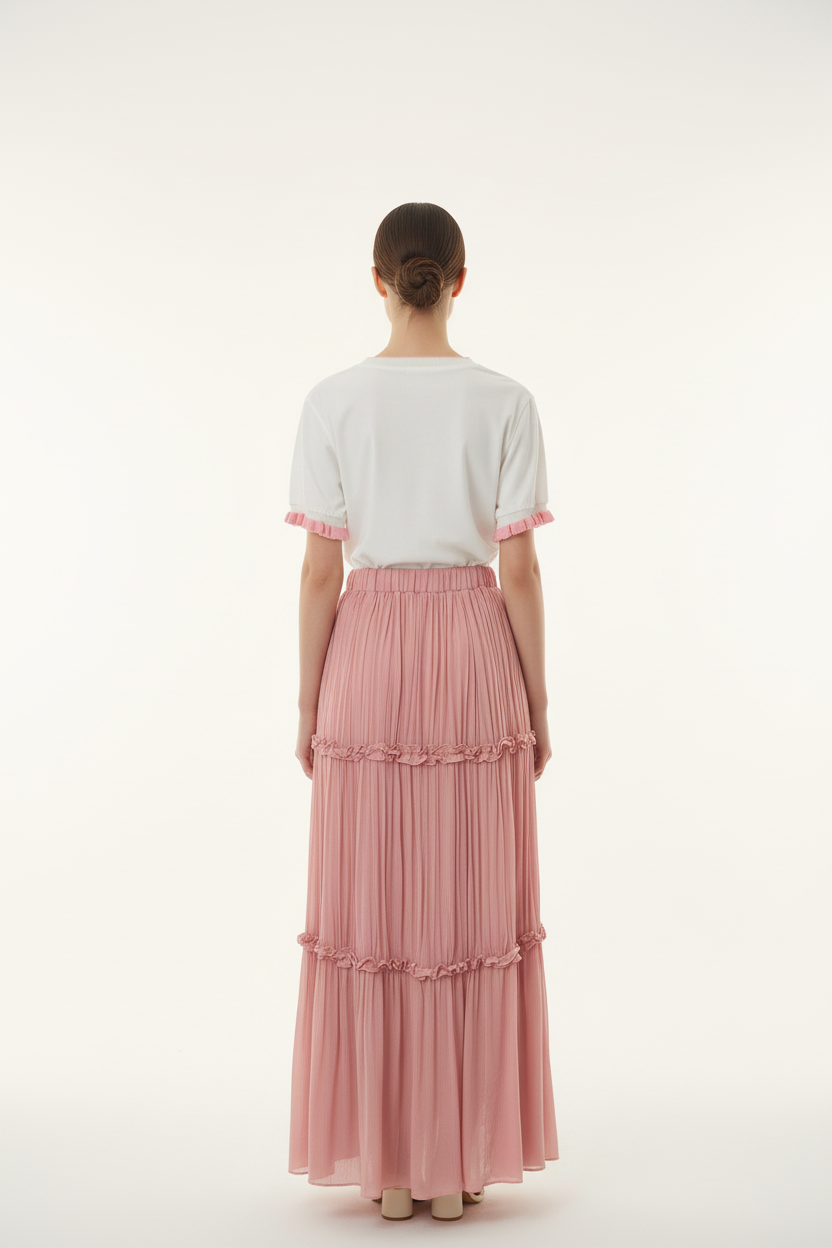 Tiered Skirt + Joy Top – Back View