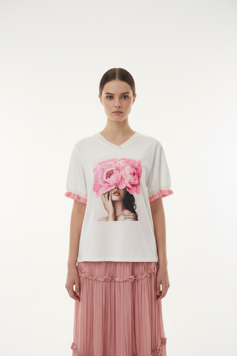 Tiered Skirt + Joy Top – Front View